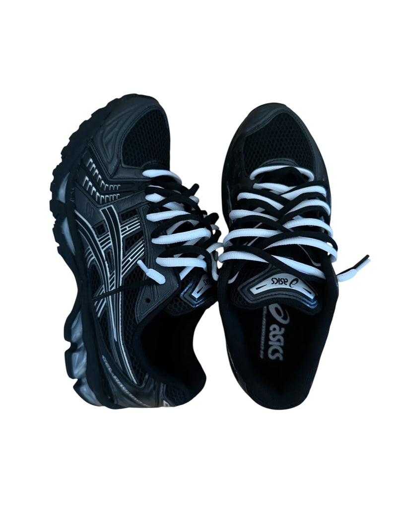 ASICS GEL KAYANO BLACK/WHITE DOUBLE LACED