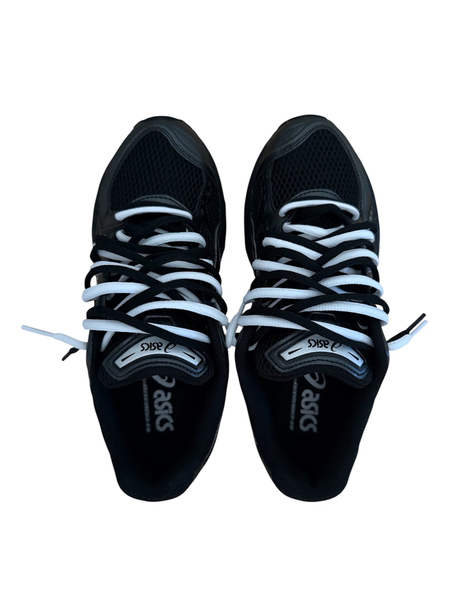 ASICS GEL KAYANO BLACK/WHITE DOUBLE LACED