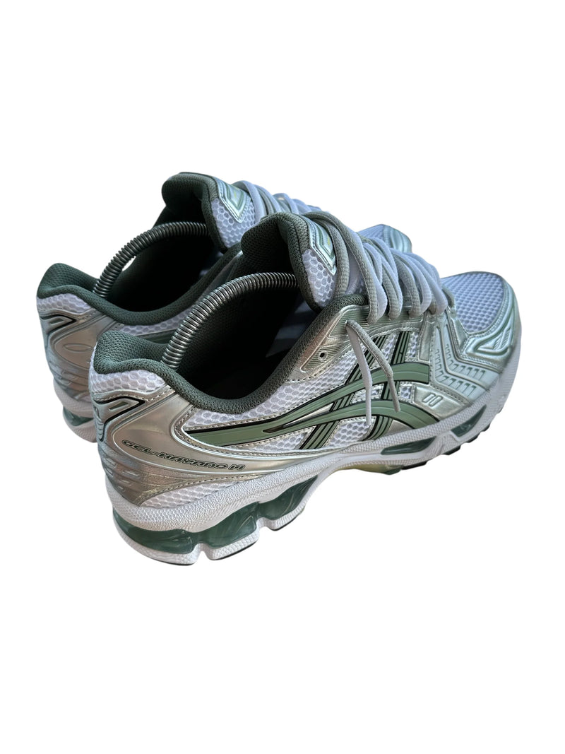 ASICS GEL KAYANO GREEN/SILVER DOUBLE LACED